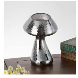 New in the Box! Glass Dimable Mushroom Lamp